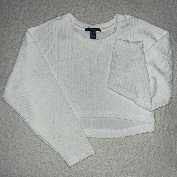 Forever 21 Cropped Sweater - Picture 1 of 4